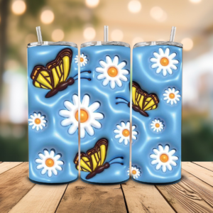 Puff Butterfly Tumblers