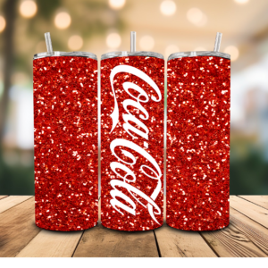 Glitter Coca Cola Tumbler