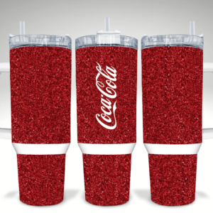 Glitter Coca Cola Tumbler