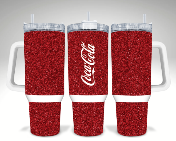 Glitter Coca Cola Tumbler