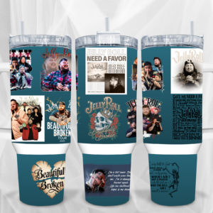 Jelly Roll Tumbler Blue